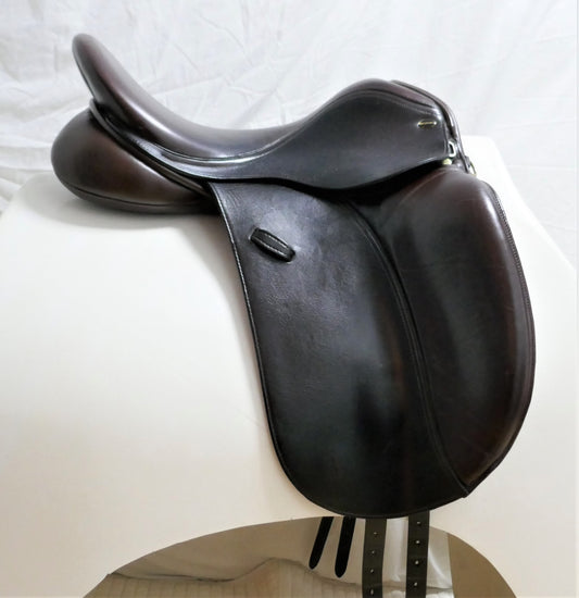 Bespoke Dressage Saddle - 17.5" Medium Brown D2225