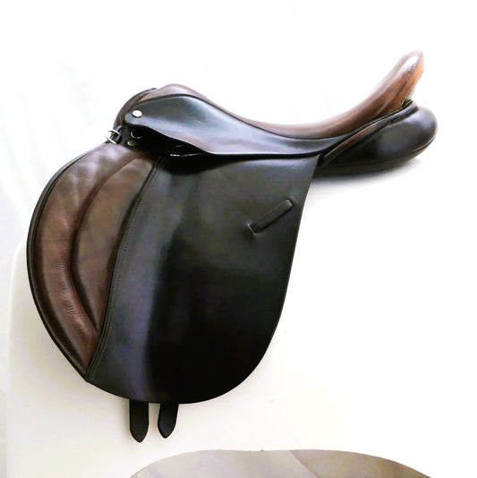 Meadow Creek Ryecroft GP Saddle - 17.5" Wide Brown TB64