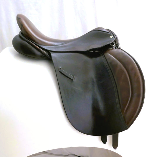 Meadow Creek Ryecroft GP Saddle - 17.5" Wide Brown TB64
