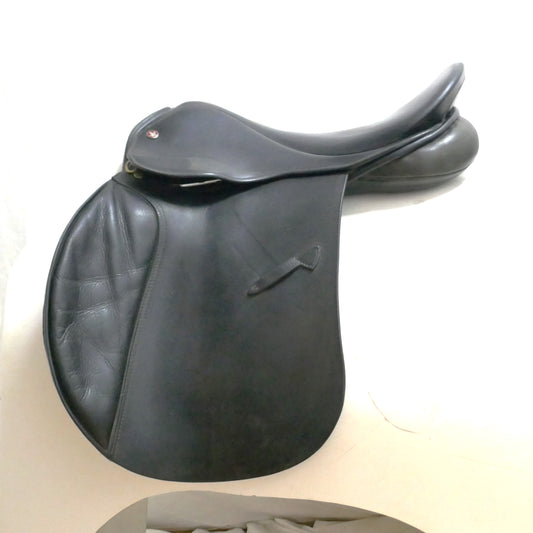 Jeffries Falcon Adler VSD Saddle - 17.5" Wide Black TB83