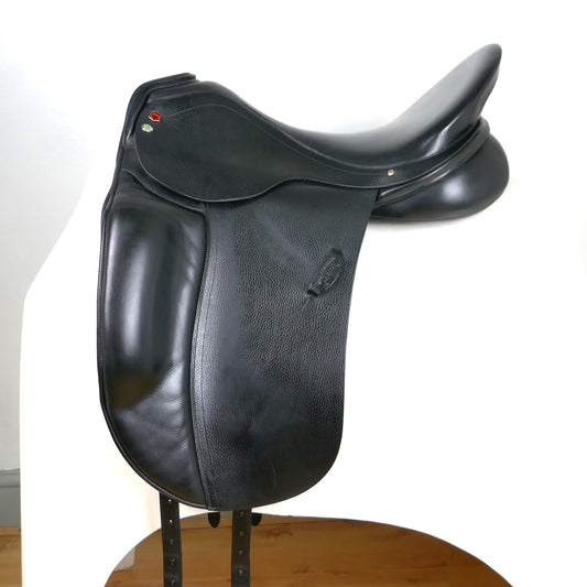 Albion MKII Ultima SLK Dressage Saddle - 18" Medium-Wide Black TD70